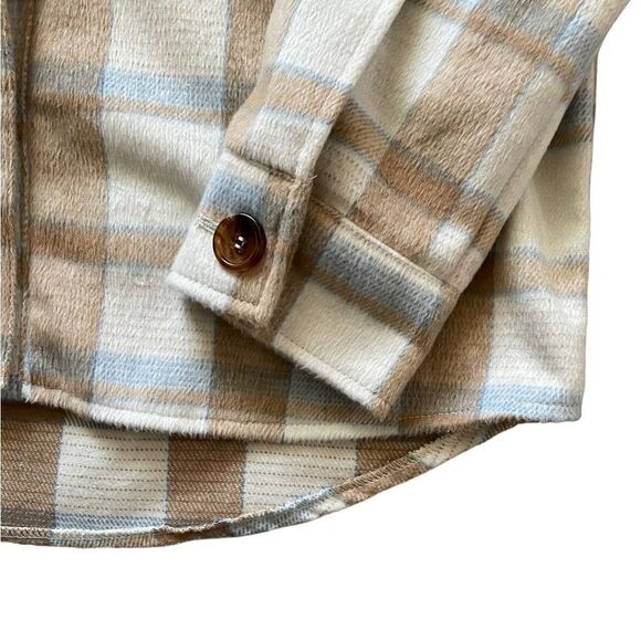 NWOT AVEC LES FILLES Plaid Shacket Size Small - Picture 7 of 8